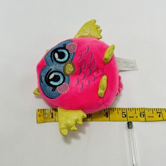 Mush Meez Owl Plush Soft Toy 5" Squeeze Squishy Squeezable Moldable Stress Ball - Picture 7 of 10